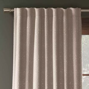 Threshold - 50"x63" Blackout Embossed Velvet Curtain Panel Bro Brown